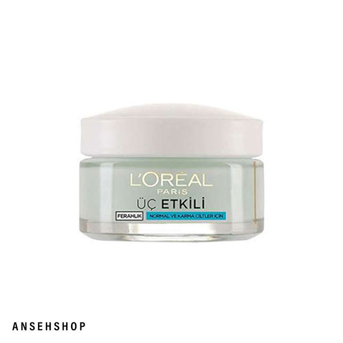 ژل کرم روز سه کاره مناسب پوست نرمال و مختلط لورال