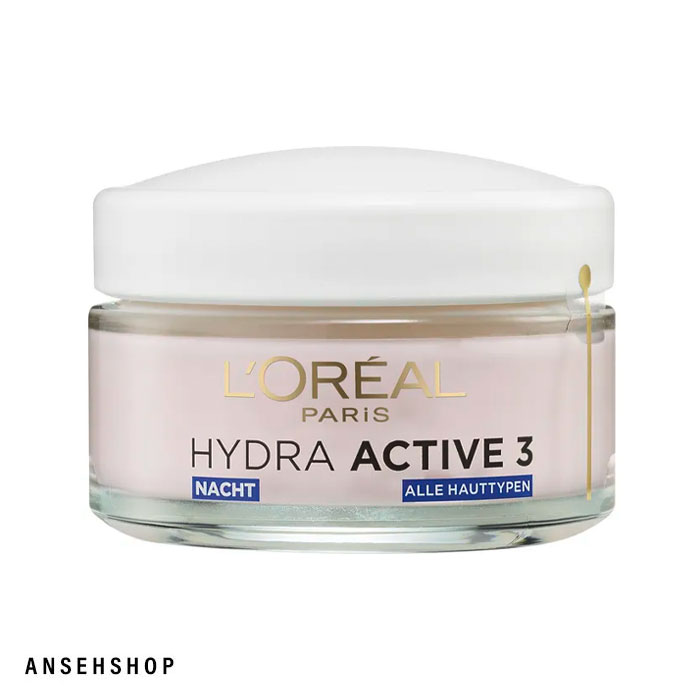 hydraactive3nachtLoreal کرم شب مدل Triple Active لورال