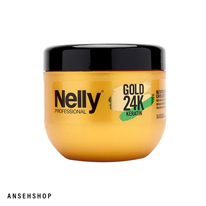 ماسک مو ترمیم کننده حاوی روغن آرگان گلد نلی