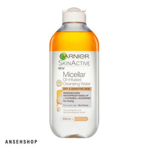 میسلار واتر 2 فاز آرایش پاک کن صورت گارنیر