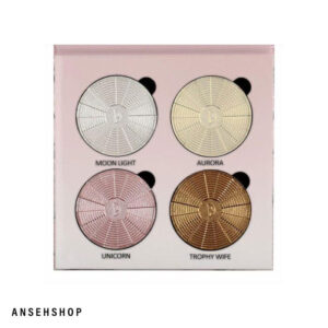 پالت هایلایتر 4 رنگ گلو هیت gk004 کرکتر